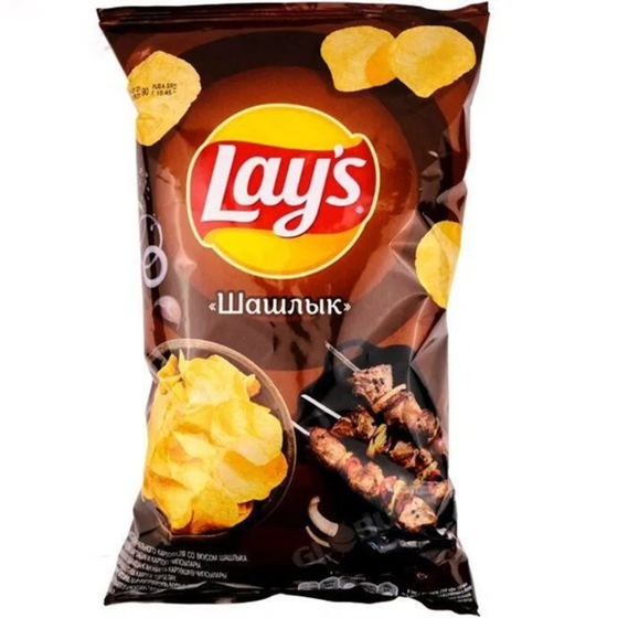 Чипсы Lays 140 гр Шашлык (19)