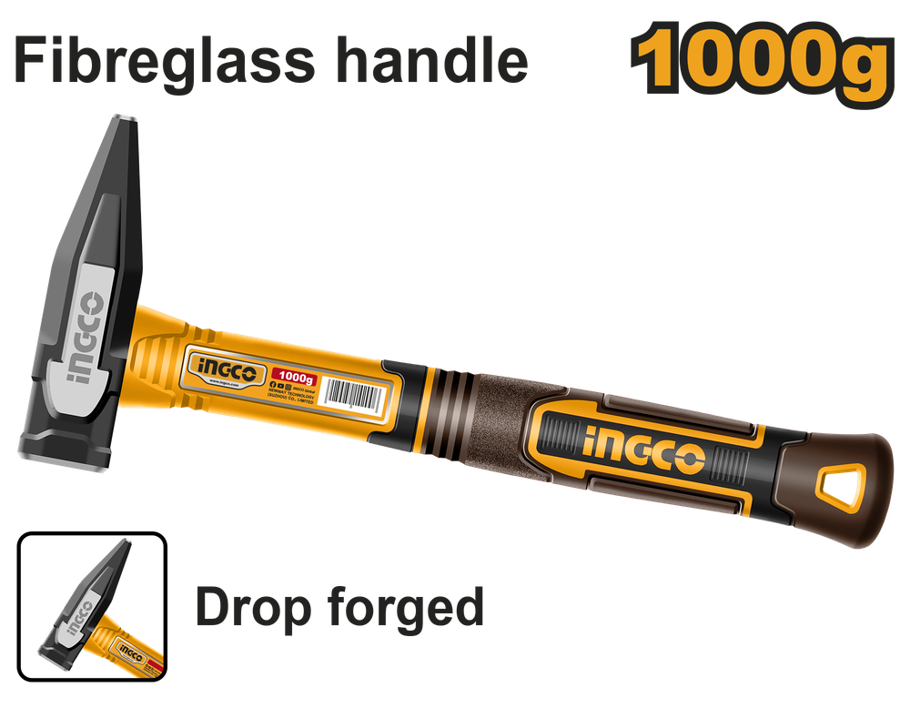 Молоток слесарный INGCO HMH821000 INDUSTRIAL 1000 г