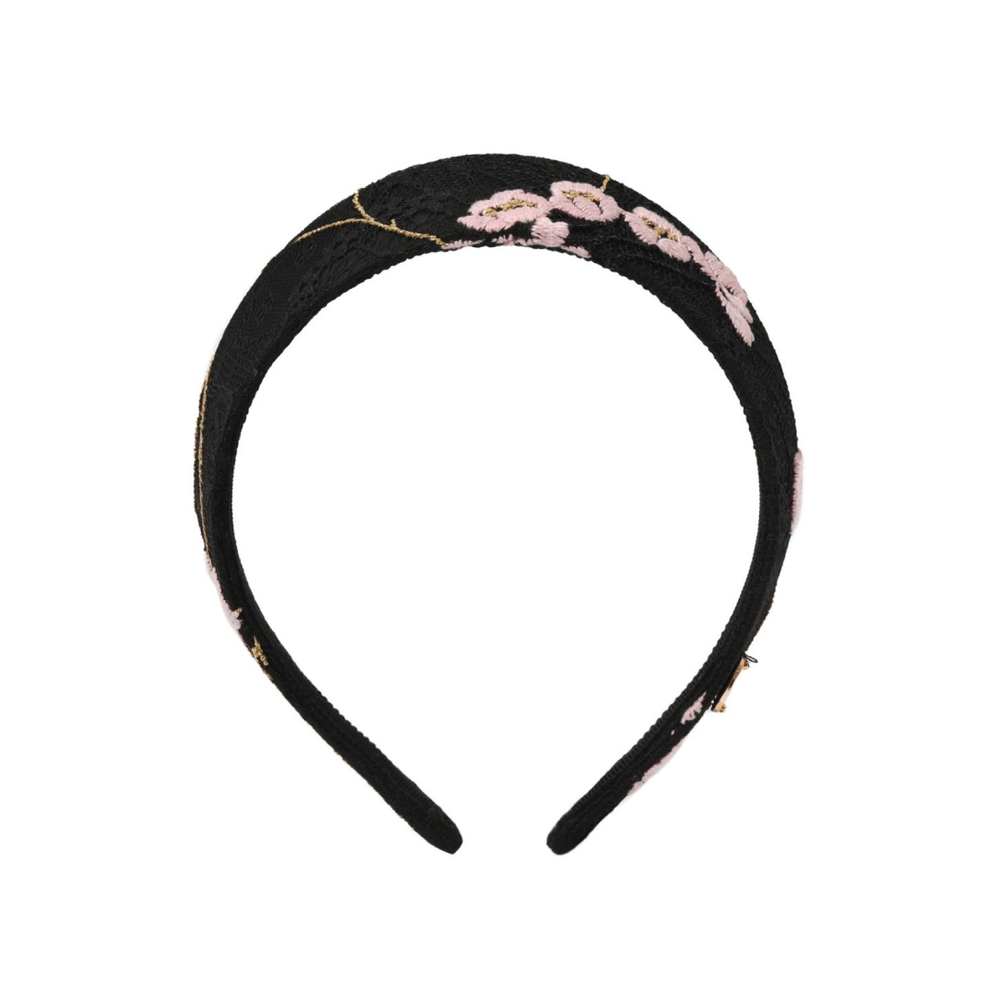 Кокошник с цветочной вышивкой