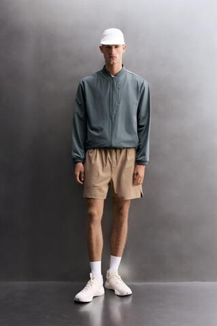 ZARA КУРТКА ДЛЯ ТРЕНИРОВОК, ВЫЦВЕТШИЙ СИНИЙ