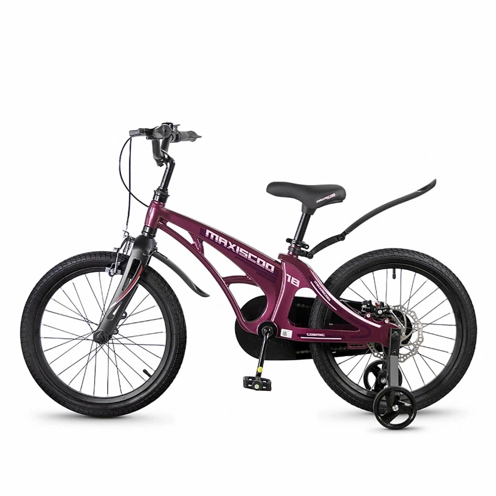Велосипед 18" Maxiscoo COSMIC Стандарт Розовый Глянцевый (2026)