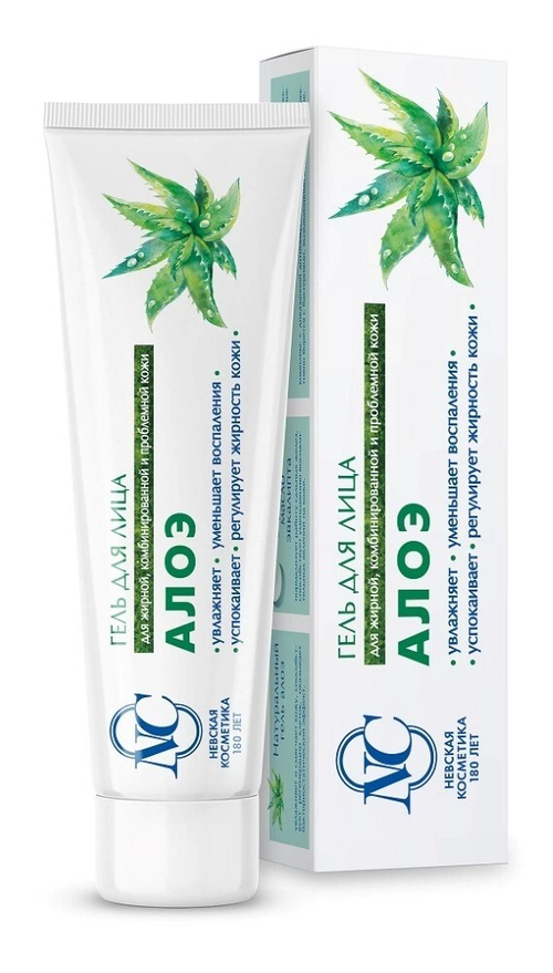 Невская Косметика Алоэ Гель для лица для жирной, комбинированной и проблемной кожи 40 мл (92505)