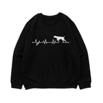 Свитшот "Курцхаар -  сердечный ритм"