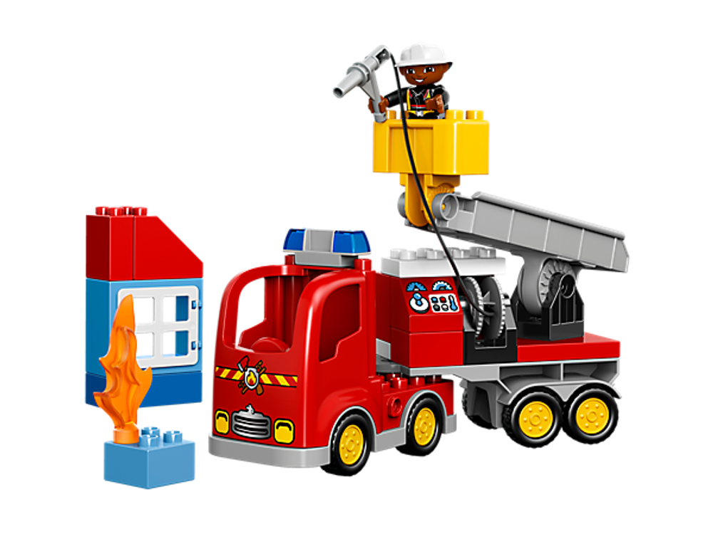 LEGO Duplo: Пожарный грузовик 10592 — Fire Truck — Лего Дупло