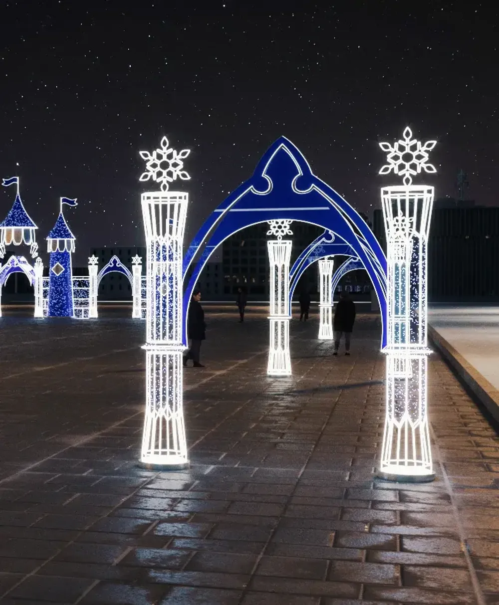 световая арка "Ледяная"