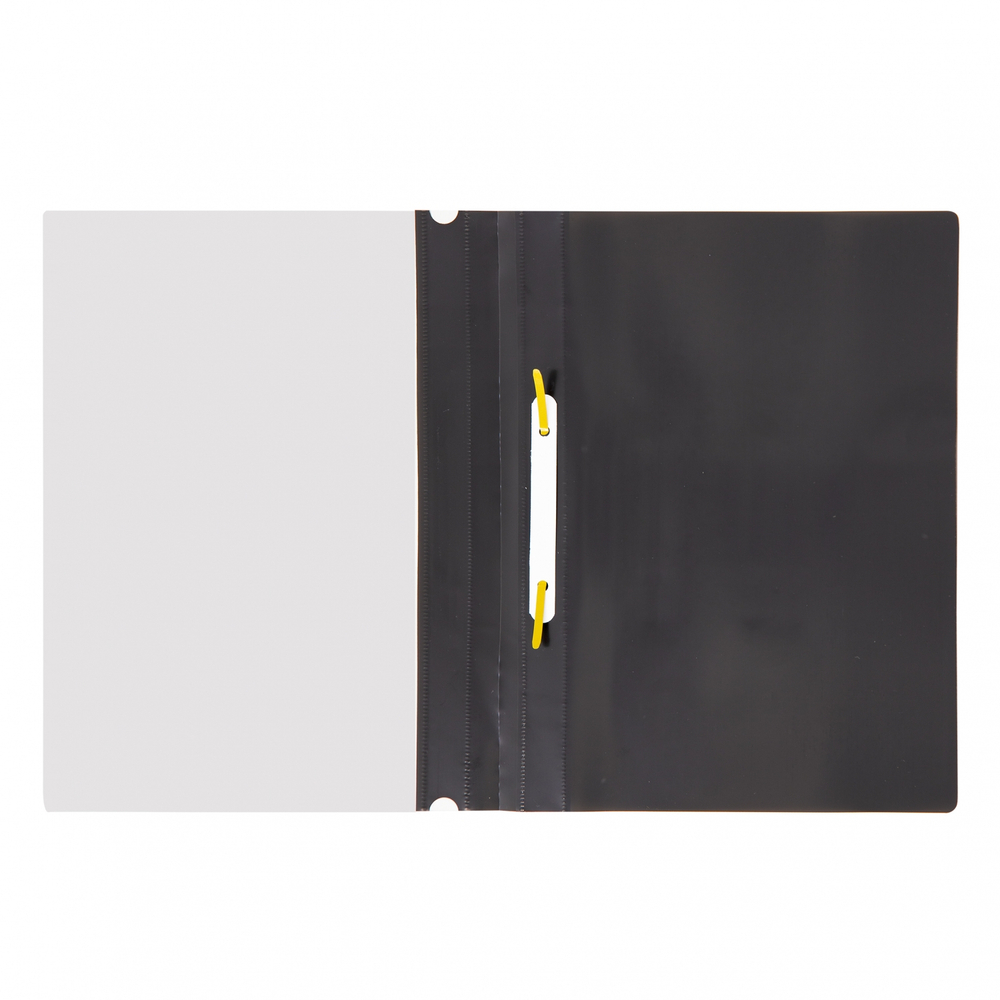 Папка-скоросшиватель пластиковая Alingar, A4, черный, 160 мкм, пакет европодвес