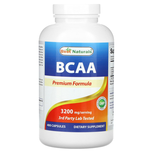 Best Naturals, BCAA, 400 капсул