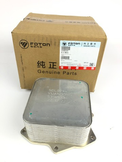 Теплообменник (масляный охладитель) Cummins ISF 2.8