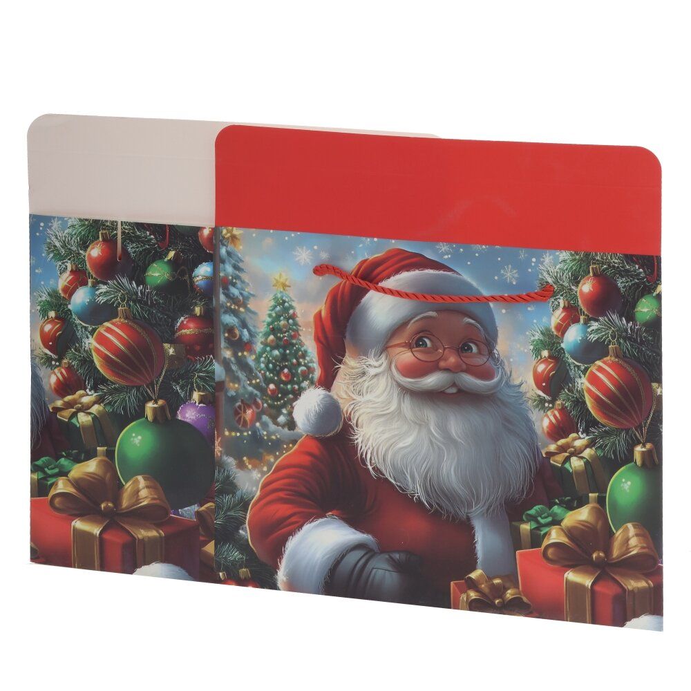 GAEM Пакет подарочный M (бумага 350г/м2, блок 12шт), L27,5 W12,5 H23 см, 4в.