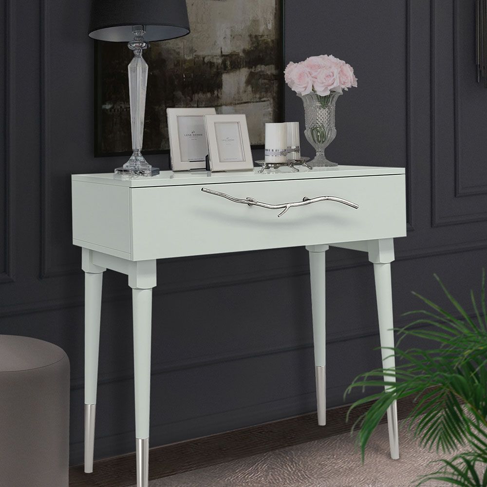 Консоль Арт Колор matte Стайл Сильвер Серый дым матовый