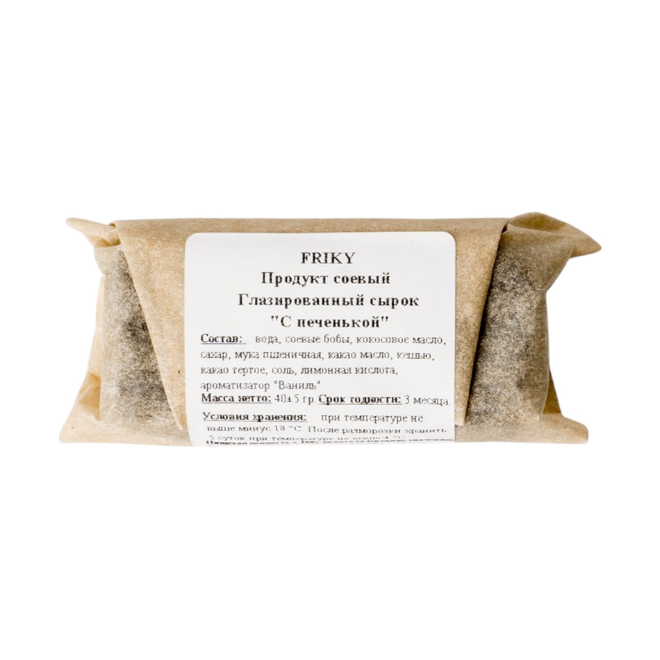 Глазированный сырок с печенькой Friky, 40 г