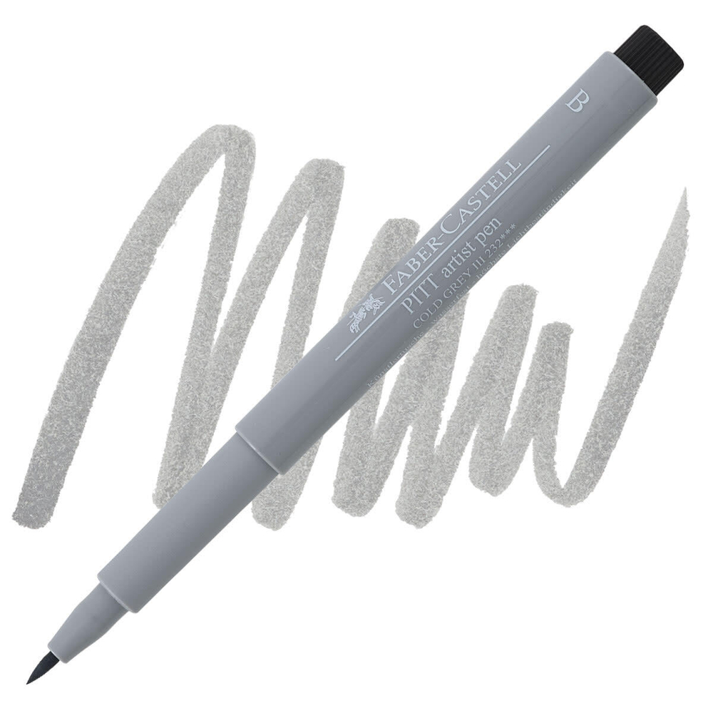 Faber-Castell Pitt Pen (B). 232 Cold Gray III
