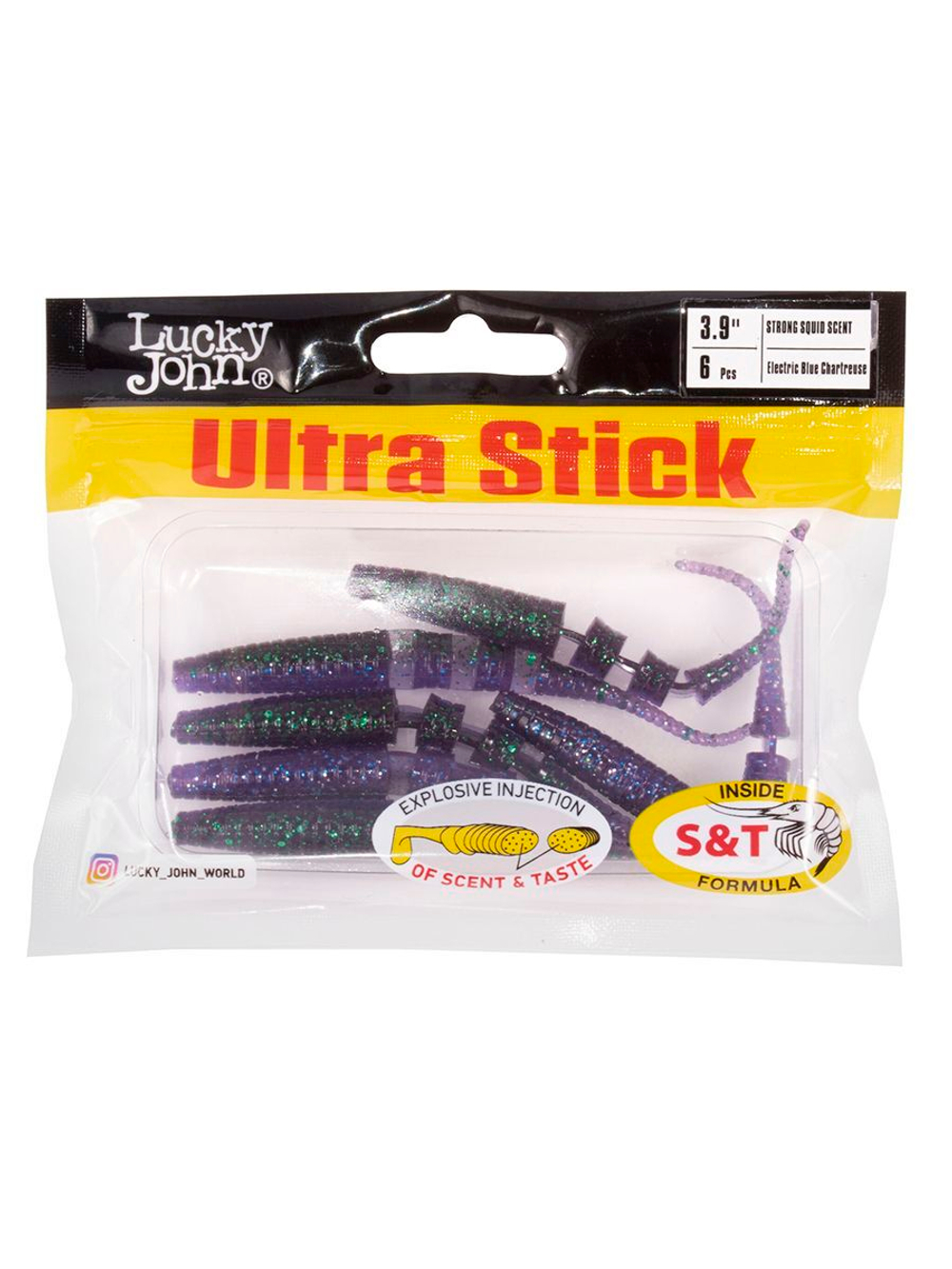 Слаги съедобные искусственные LJ Pro Series Java Stick 3,9in (10.00)/PA03 6 шт. в упак.