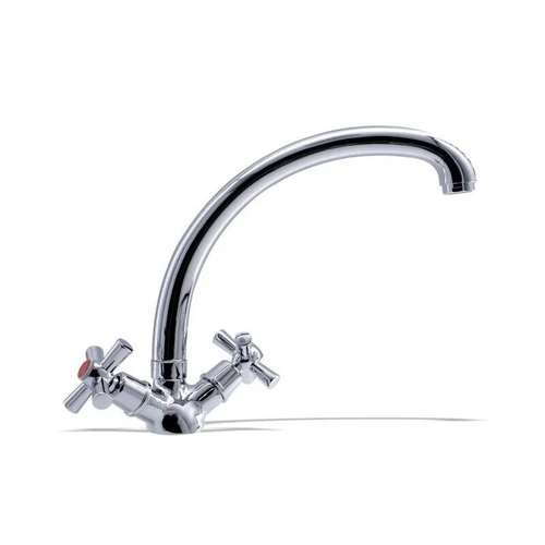 Смеситель для кухни 380мм Даменто Пура CU19.01 шаровый, хром излив п/г(Хозторг)