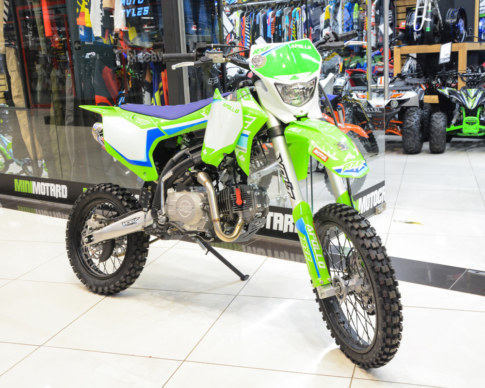 Питбайк Apollo RXF Freeride 125LE 17/14 Зеленый