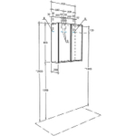 Подвесной шкаф Aquaton Сканди 35 Белый (1A255003SD010)