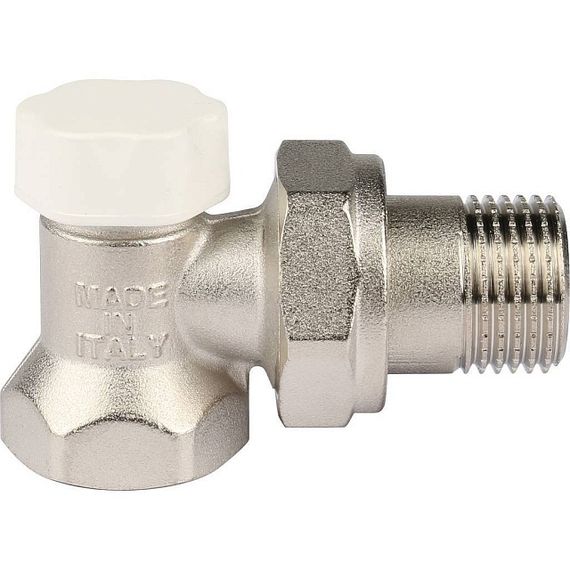 Клапан запорно-балансировочный STOUT 1/2&quot; угловой 32844