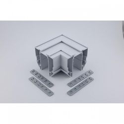 Соединитель угловой L-образный для треков встраиваемых Aployt Magnetic track 220 APL.0284.10.04