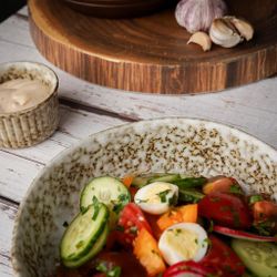 Салатник 550 мл d 18 см h4,3 см Brown Spider Silk P.L. Proff Cuisine [3]