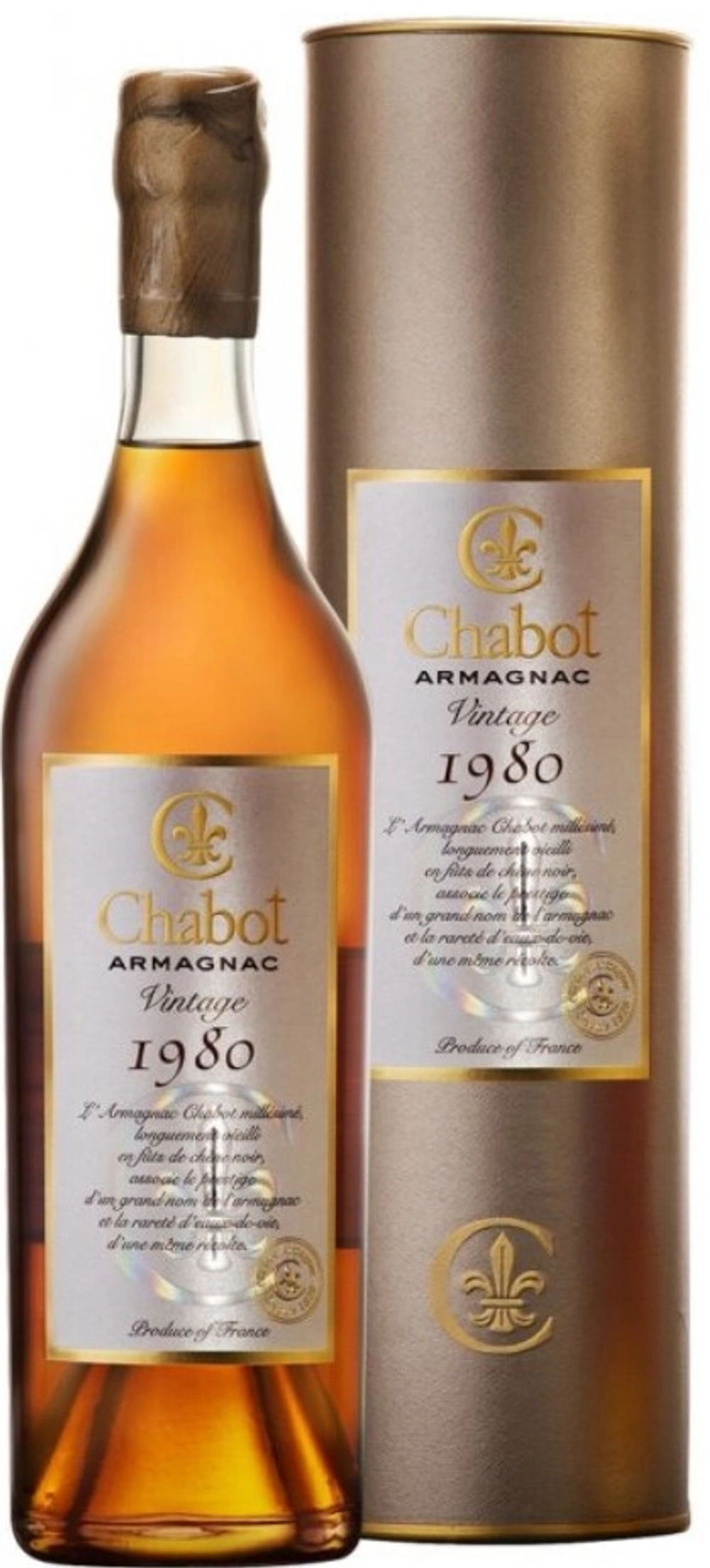 Арманьяк Chabot 1980, 0.7 л.