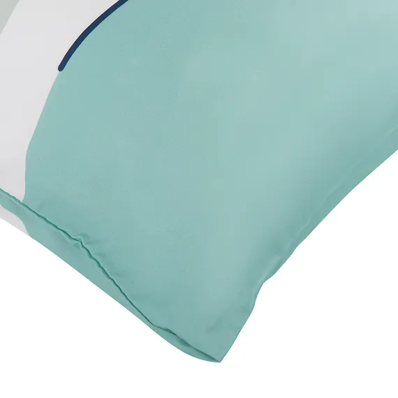 Набор из двух наволочек из сатина мятного цвета с авторским принтом Freak Fruit, 70х70 см