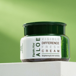 FarmStay Aloe Visible Difference Fresh Cream Освежающий крем с экстрактом алоэ