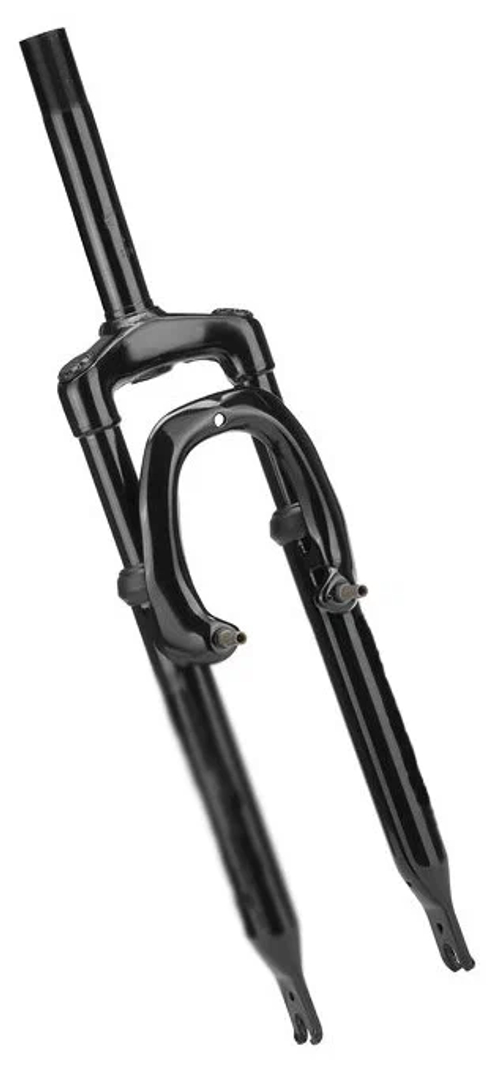 Вилка 24" 1" BRAVO-327E ZOOM аморт. резьб. V-обр.торм., стальная чёрная, шток 172мм