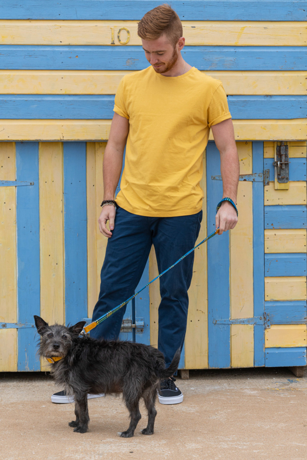 Поводок классический Shuka Blue HIRO+WOLF