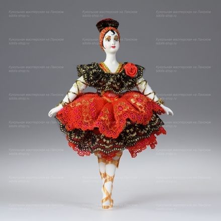 Эксклюзивная ёлочная игрушка Балерина Кармен