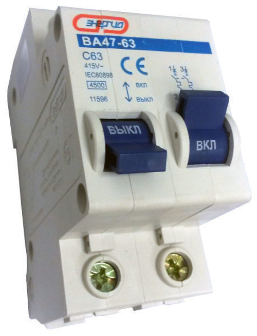 Выключатель автоматический байпас 50А 2р