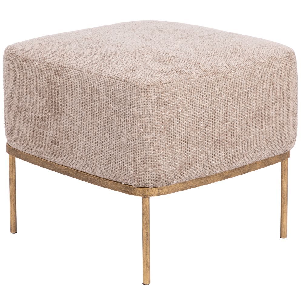 Банкетка Monstera Deliciosa (Монстера) Квадро Бежевый Амбер