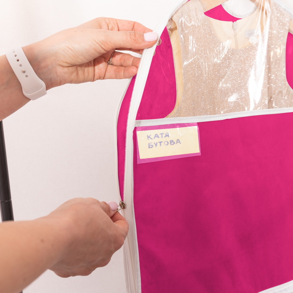 Детский чехол с карманами 80х50. Без принта