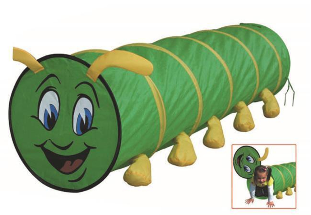 Палатка игровая туннель (240х72х75см) "Гусеница" в коробка