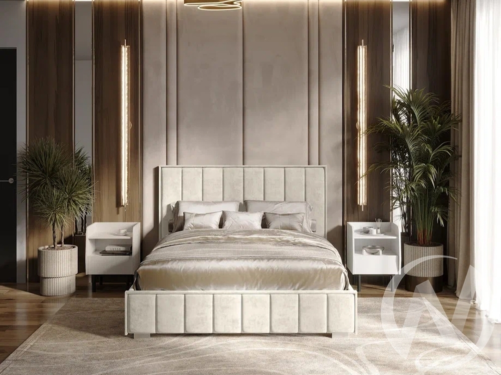 Кровать Мирабель 1.4 (миндаль)