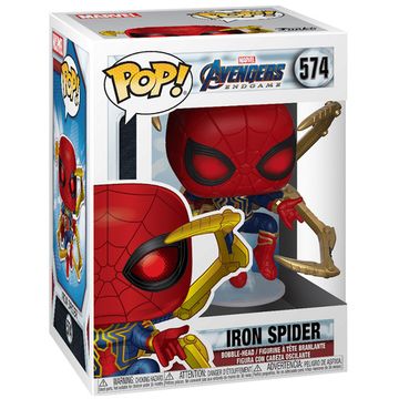 Фигурка Funko POP! Bobble Marvel Avengers Endgame Iron Spider w/NanoGauntlet (GW) (Exc) (574) 68895