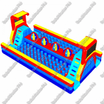 Коммерческий надувной батут "Не упади в море" 9*5.5*3,8 м