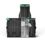 Септик Мультпласт Термит Трансформер 3.0 PR 3000 л. горизонтальный / 1200 л. в сутки / 5-6 чел. / принудительный сброс (2190x1200x2235см;167кг;черный) - арт.555485