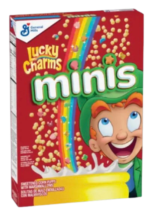 Сухой завтрак Lucky Charms Minis с маршмеллоу