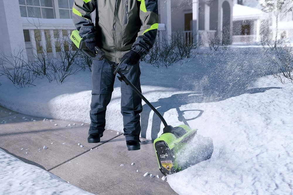 Снегоуборочник-снеголопата GREENWORKS GD60SS 60 V без акк и з/у   2602607