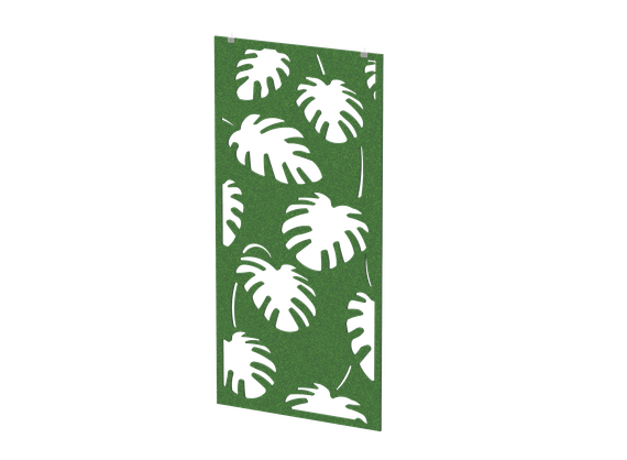 Перегородка с декором "Пальмы" (фурнитура в комплекте) 120х1,2х240