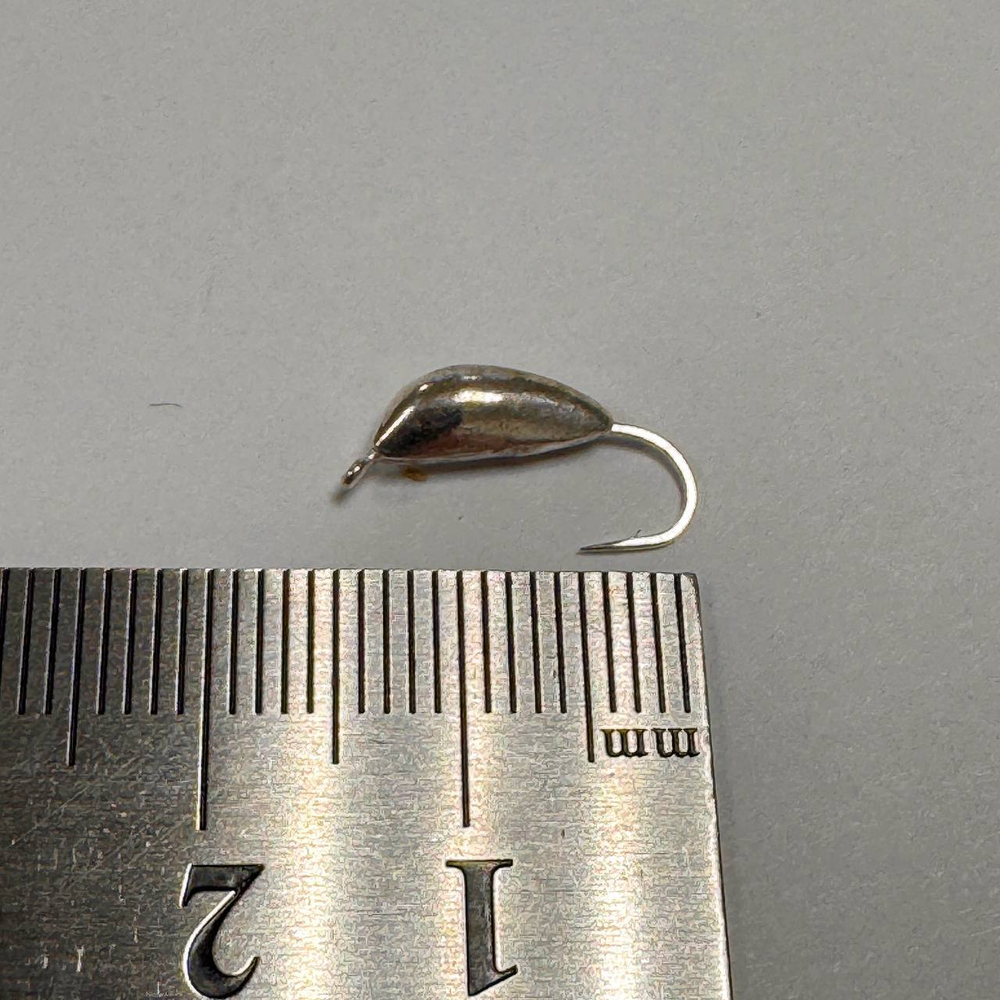 Мормышки банан вольфрамовые №4 1,23 гр . 1.6мм ( набор 10 штук) цена указана за 1 шту