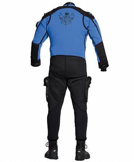 Гидрокостюм сухой Aqua Lung Fusion Bullet синий