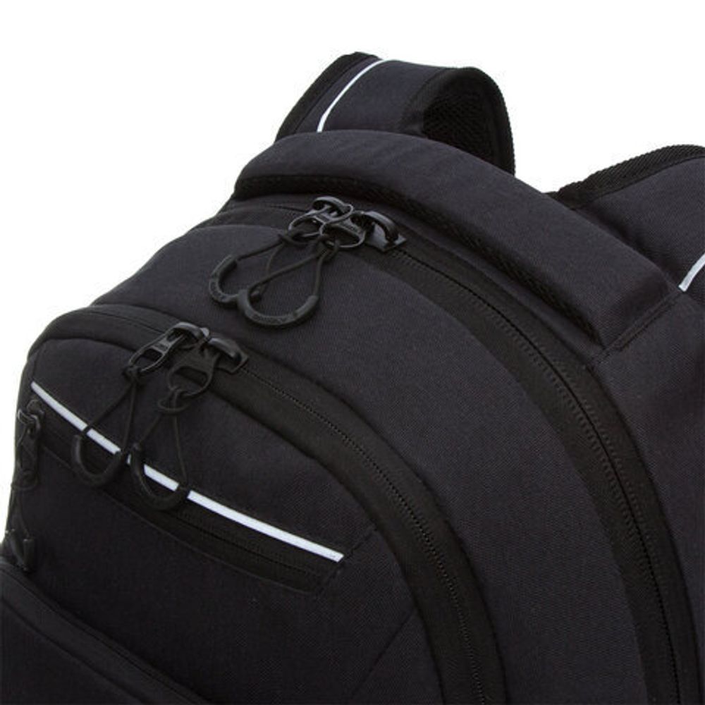 Рюкзак GRIZZLY школьный, анатомическая спинка, 3 отделения, для мальчиков, "BLACK", 44х28х23 см, RU-131-21/5