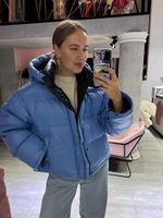 Пуховик Twin голубой