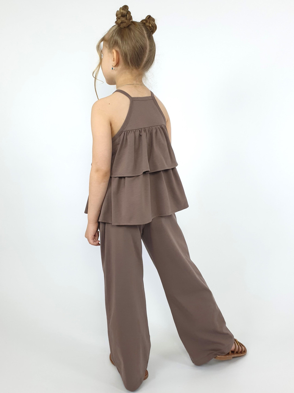 02-160-5 Комплект для девочки (джемпер+ брюки)