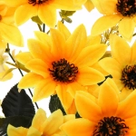 Искусственные цветы «Весеннее вдохновение» 40см 10цветков желтый цвет