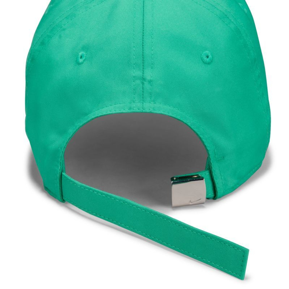 Теннисная кепка Nike Dri-Fit Club Unstructured Metal Swoosh Cap - зеленый