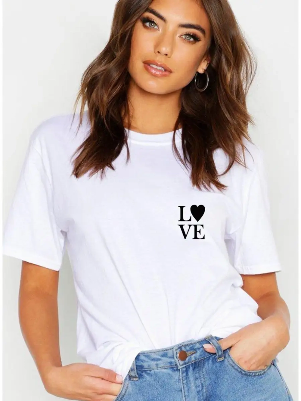 Футболка с сердцем