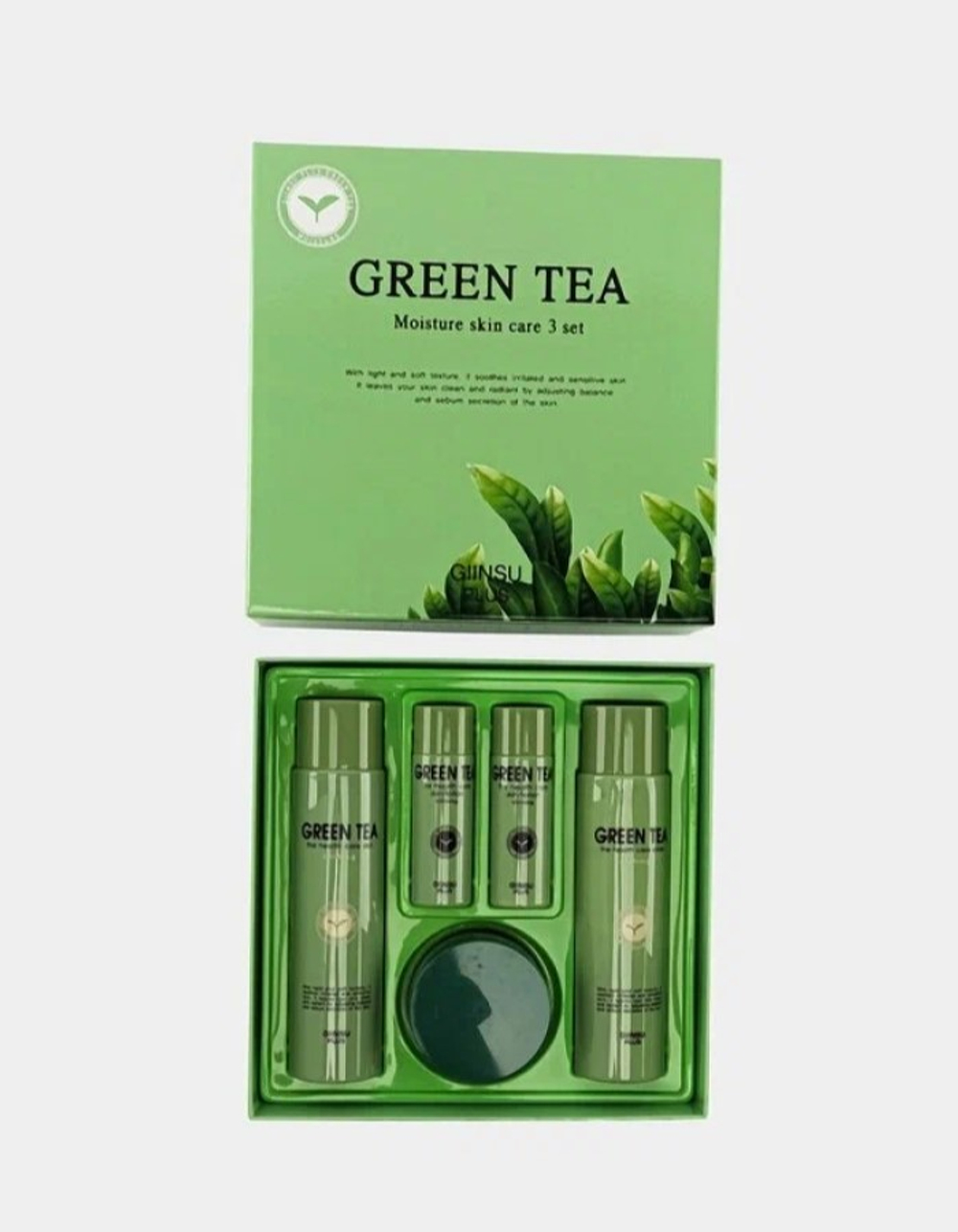 [GIINSU] НАБОР для лица уходовый с зеленым чаем Skin Care 3 Set Green Tea