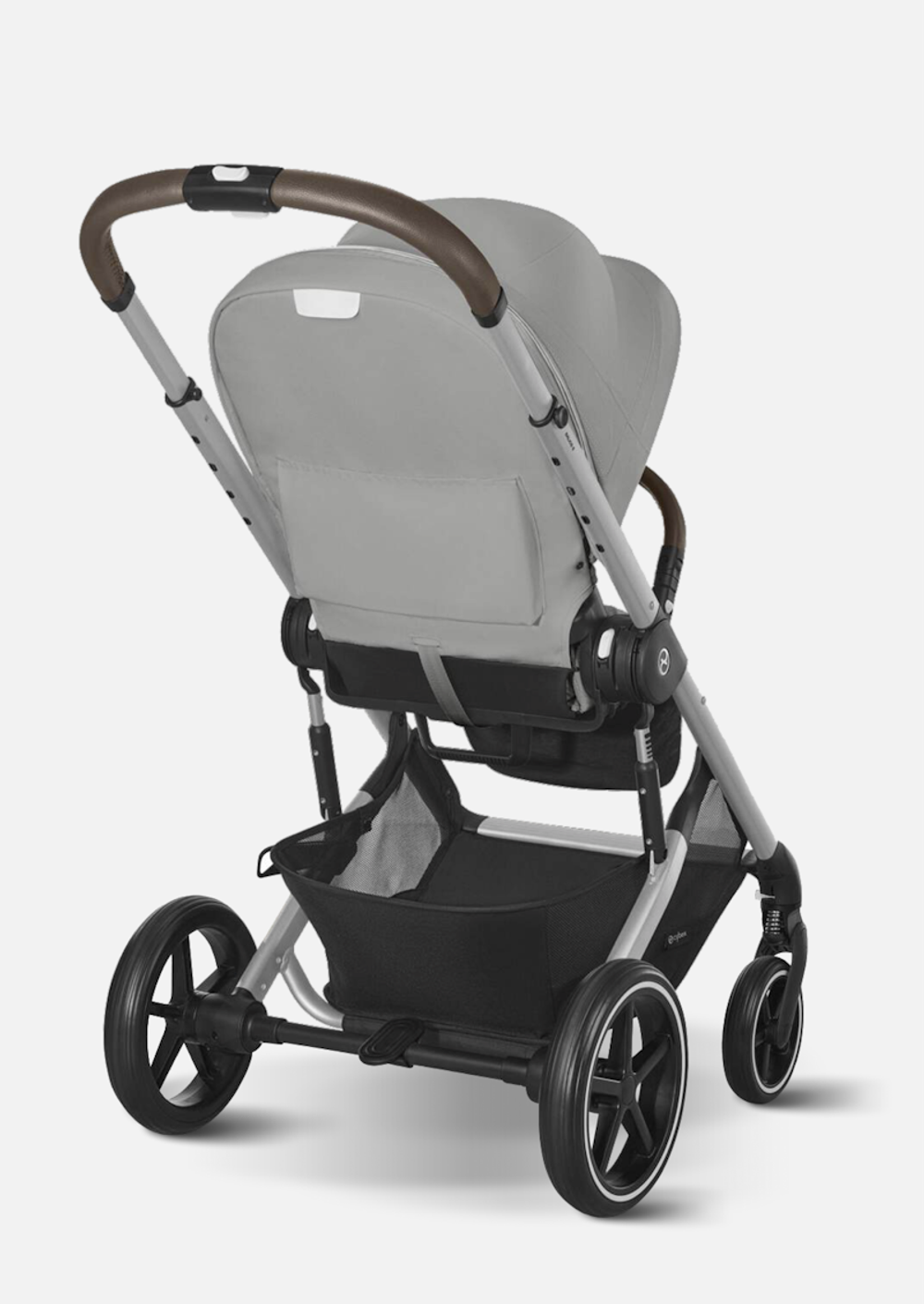 Cybex Детская коляска Balios S Lux BLK 3 в 1 цвет Lava Grey с автокреслом Aton B2